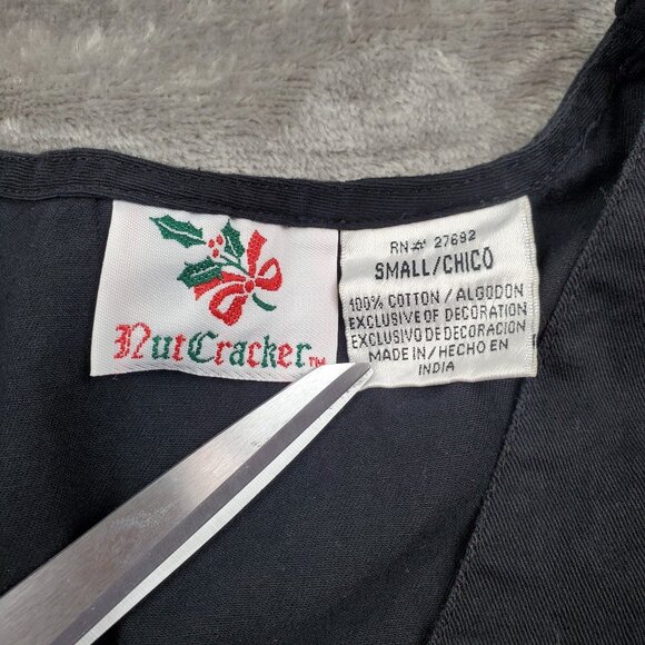 Vintage Nutcracker Christmas Vest Ugly Sweater Holiday Size S READ HOLES - Picture 3 of 15